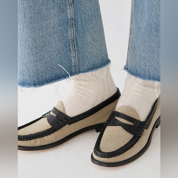 Winona penny loafers in Italian linen - Picture 4 of 9